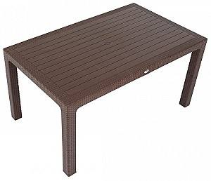 Стол садовый Sonmez Elit Rattan 70x120 Коричневый