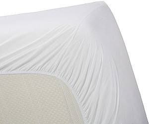 Cearsaf pentru pat Ambiante Cotton Uni 200x200 White