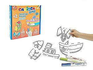 Пазлы CARIOCA Baby Puzzle Transports с раскрашиванием