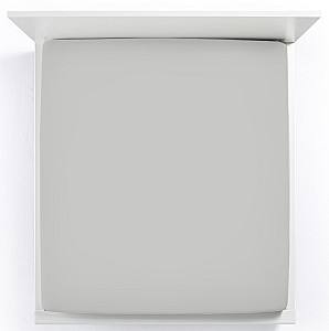 Cearsaf pentru pat Formesse Bella Gracia Cement 140x190-160x220