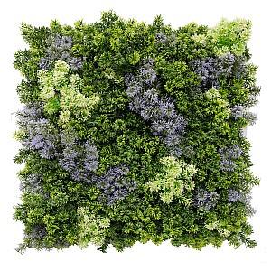 Декоративный забор Greentech Greenery Moss Purple 50x50 cm