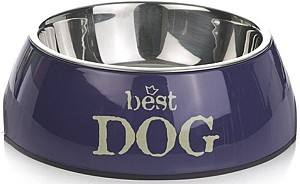 Bol de hrana pentru caini Beeztees Best Dog Blue (650341)