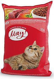 Hrana uscata pentru pisici Myau Adult Meat 11kg