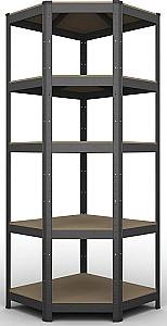 Торговый стеллаж Nex Budget 1800x900x400x705 мм Антрацит