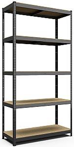 Торговый стеллаж Nex Standard 1800x900x400 мм Антрацит