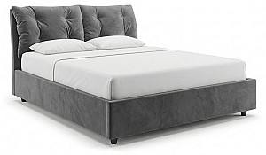 Кровать Alcantara Cezar 140x200 Темно-Серый