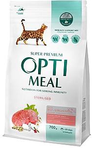 Сухой корм для кошек Optimeal Adult Cat Sterilised Turkey & Oats 700г