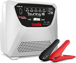 Зарядное устройство для автомобильного аккумулятора Telwin TOURING 15 Tronic 12/24 V DC
