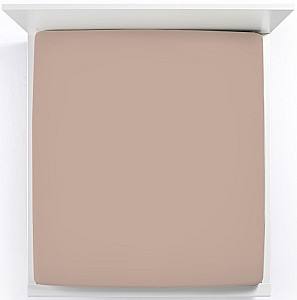 Cearsaf pentru pat Formesse Bella Gracia Truffle 140x190-160x220