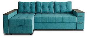 Canapea coltar Aurus Nicoli 255x150 cm Great Teal