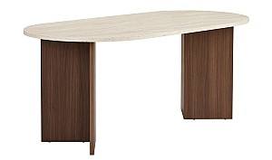 Masa Trendy Sablin Travertine/ Walnut