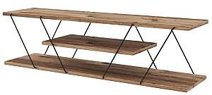 Tumba pentru televizor Trendy Canaz Negru/Nuc