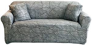Husa pentru canapele Relaxe Home Solid Sofa Cover 2 locuri (145-185 cm) Based grey