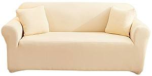Husa pentru canapele Relaxe Home Solid Sofa Cover 2 locuri (145-185 cm) Bej deschis