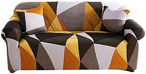 Husa pentru canapele Relaxe Home Solid Sofa Cover 3 locuri (190-230 cm) Geometric