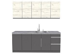 Set mobila bucatarie Yasen Madera 2 m graffit grey/stejar kraft alb