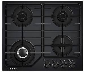 Plita pe gaz incorporabila Vesta BHK6060ICGg/BL