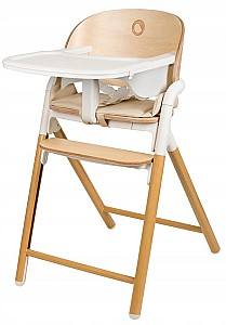 Scaun de masa multifunctional Lionelo Celia White Natural Wood