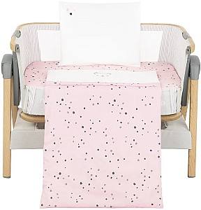 Lenjerie de pat Kikka Boo Bear with me Pink (5 piese)