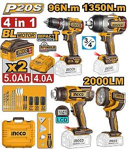 Set de scule electrice INGCO COSLI250608