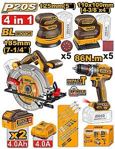 Set de scule electrice INGCO COSLI251083