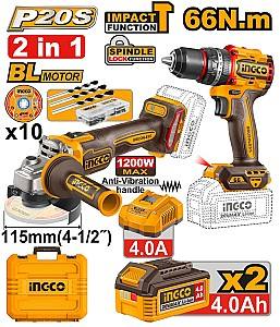 Set de scule electrice INGCO CKLI20256