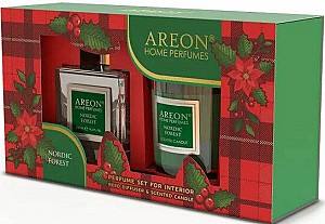 Ароматизатор воздуха Areon Home Perfume Sticks 150ml + Свеча (Nordic Forest)
