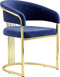 Scaun Papatya Alara Gold/Albastru