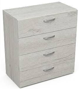 Comoda ML Mobila ML-2 4S Stejar Kraft Alb