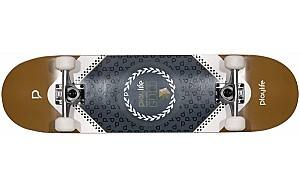 Skateboard Playlife Hardcore (880277) Gold