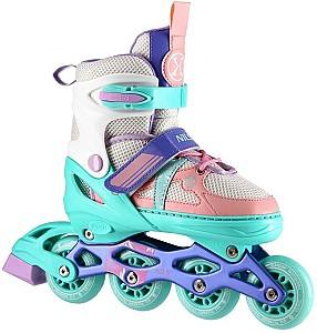 Role copii NILS EXTREME White/Mint 31-34 (NJ1828A)
