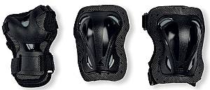 Echipament de protectie Rollerblade  Skate Gear Junior 3 Pack XS Black (069P0200100)