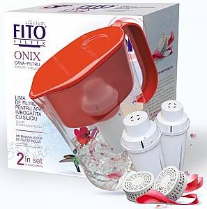 Cană filtrantă pentru apă Fito Filter Onix SI+ Red