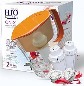 Cană filtrantă pentru apă Fito Filter Onix SI+ Orange