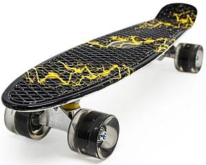 Skateboard New World YB-104 Black/Yellow