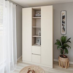 Dulap Smartex N14 140 cm Ivory / Stejar Deschis