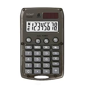 Calculator de masa Rebell 8 cifre, 113x67 mm, 504852, Negru