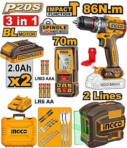 Set de scule electrice INGCO COSLI251001