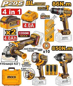 Set de scule electrice INGCO COSLI251192