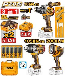 Set de scule electrice INGCO COSLI250882