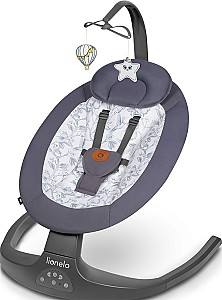 Шезлонг детский Lionelo Ralf Grey White (ENG)