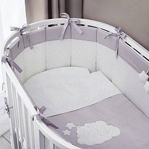 Lenjerie de pat Perina Bambino Oval (BBO6.2-125x75) Gray