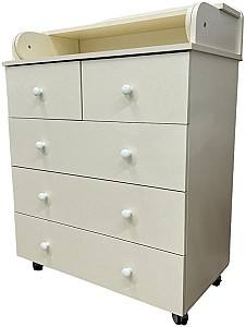 Comoda copii Eucalyptus Garry80 Plus (DSK-GP802) Ivory