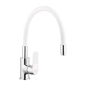 Baterie pentru lavoar Invena Joga White/Chrome