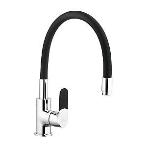Baterie pentru lavoar Invena Joga Black/Chrome