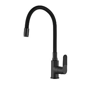 Baterie pentru lavoar Invena Joga Plus Black