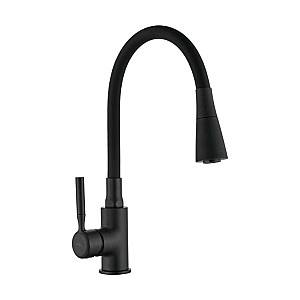 Baterie pentru lavoar Invena Hula Plus Black