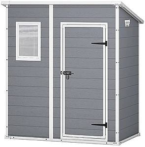Садовый сарай Keter Manor Pent 4x6 Grey (56113)