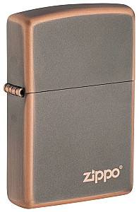 Bricheta Zippo Rustic Bronze Logo 49839ZL
