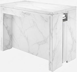 Стол Flat Console 5in1 Белый Мрамор